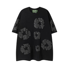 Denim Tears Cotton Wreath T-Shirt - Black/Dark Grey