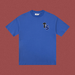 Trapstar "TS" Monogram Chest Logo Tee - Royal Blue