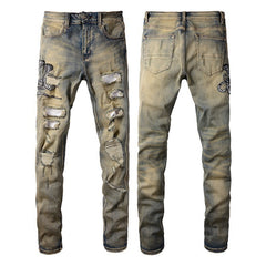 Men Trendy Jeans High-street trendy apparel