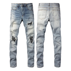 Men Trendy Jeans High-street trendy apparel
