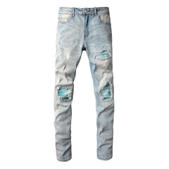 Men Trendy Jeans High-street trendy apparel