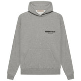 ESSENTIALS FOG HOODIE DARK HEATHER OATMEAL SS22