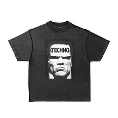 VTG T Shirts Men Creative Pure Cotton High-Street Fashion