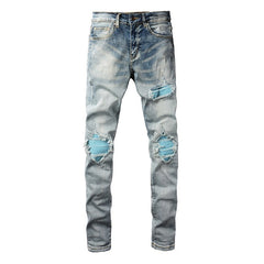 Men Trendy Jeans High-street trendy apparel