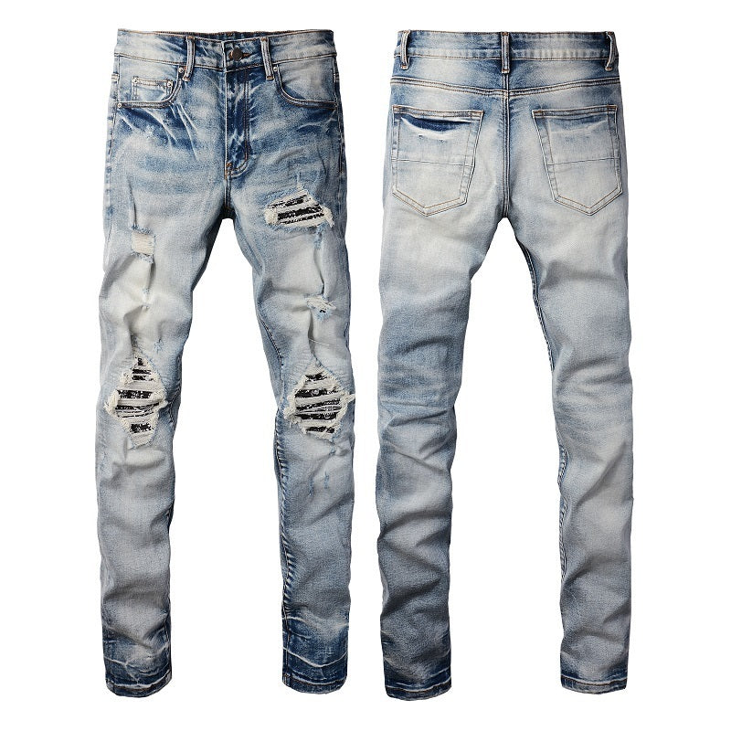 Men Trendy Jeans High-street trendy apparel