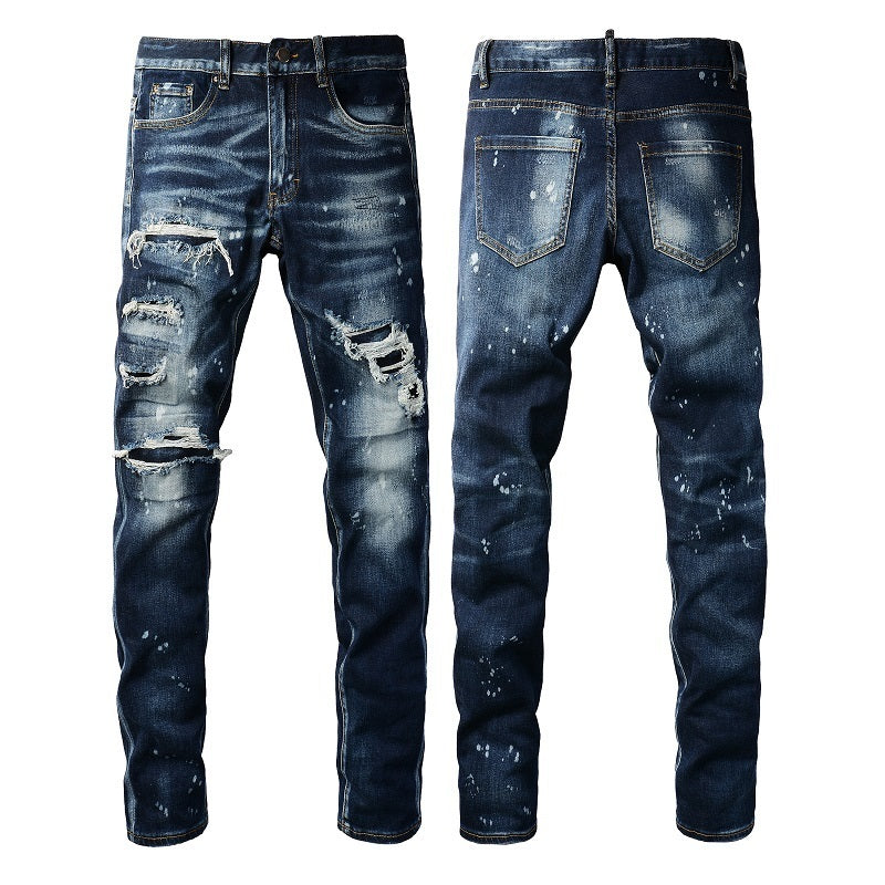 Men Trendy Jeans High-street trendy apparel