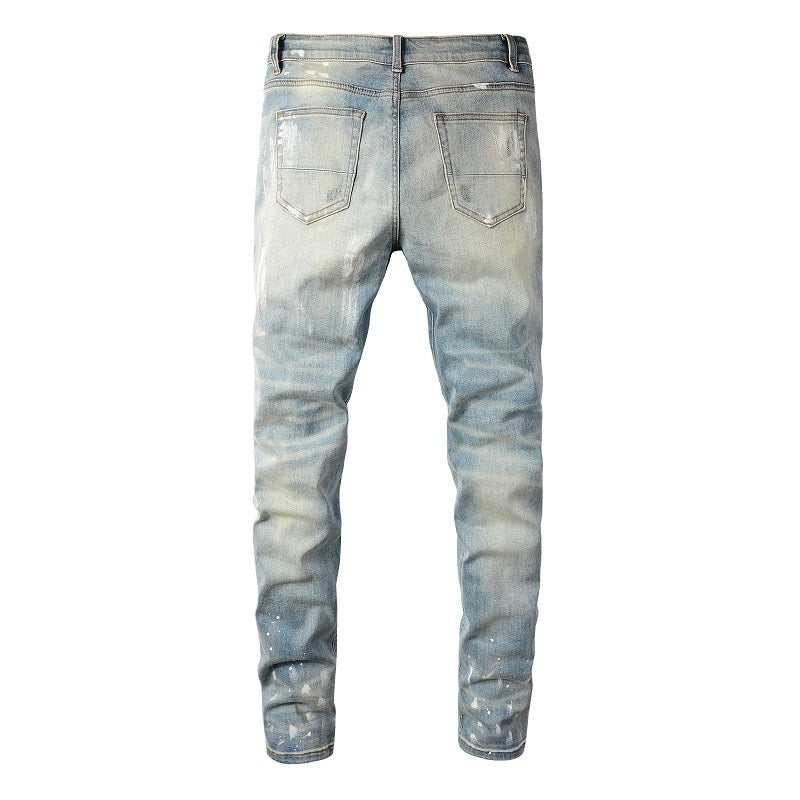 Men Trendy Jeans High-street trendy apparel