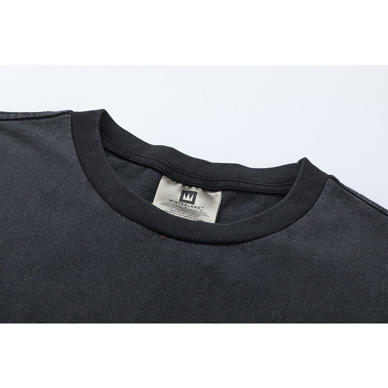 VTG T Shirts Men Creative Pure Cotton High-Street Fashion