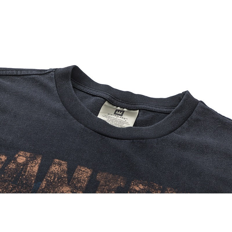 VTG T Shirts Men Creative Pure Cotton High-Street Fashion