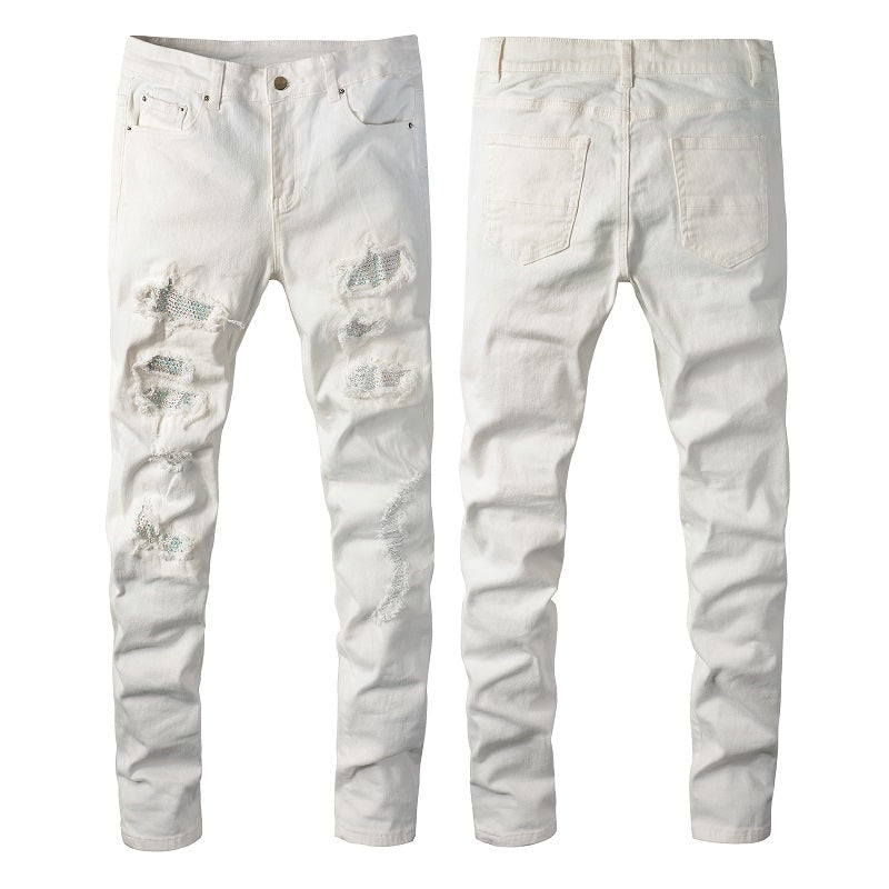 Men Trendy Jeans High-street trendy apparel