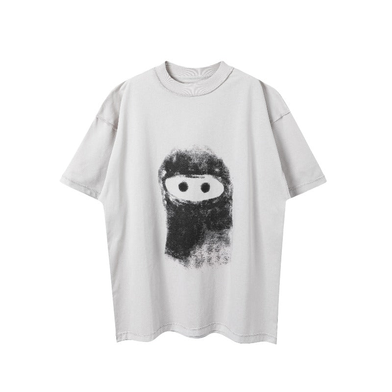 VTG T Shirts Men Creative Pure Cotton High-Street Fashion