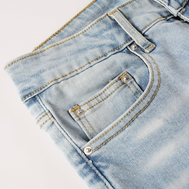Men Trendy Jeans High-street trendy apparel