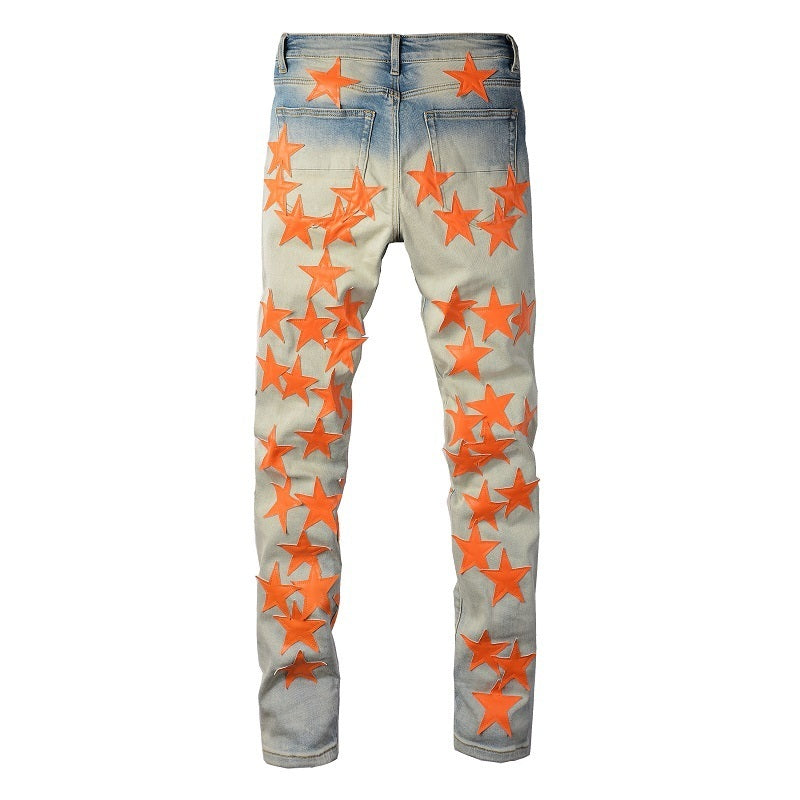 Men Trendy Jeans High-street trendy apparel