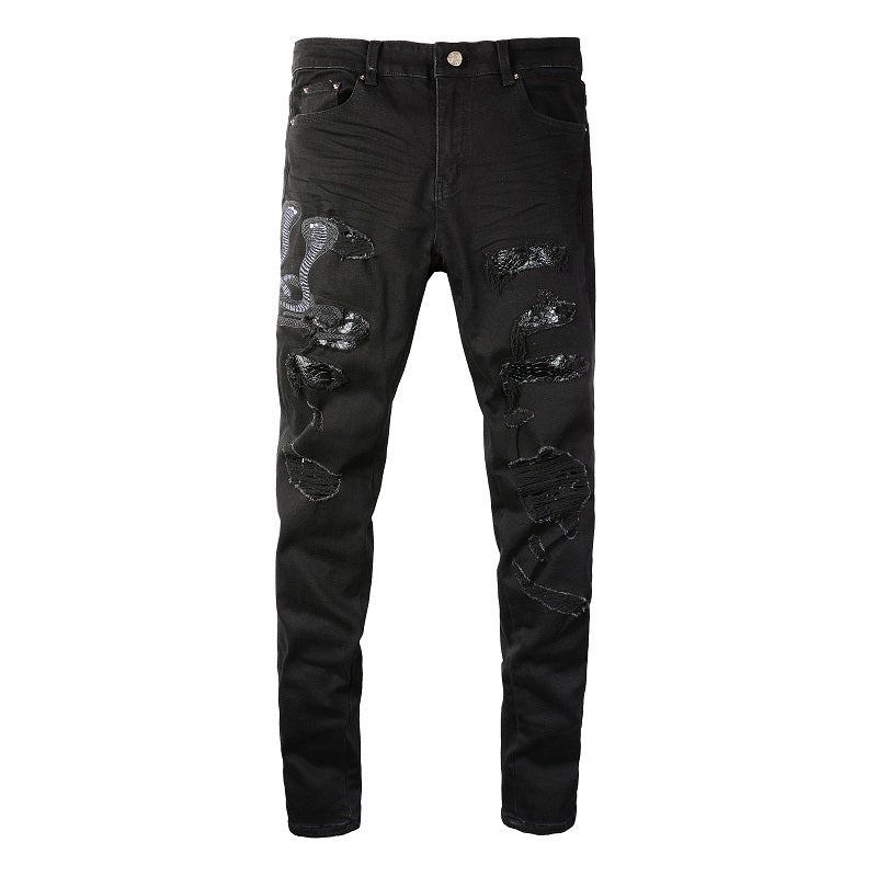 Men Trendy Jeans High-street trendy apparel
