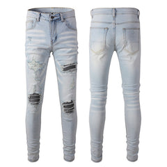 Men Trendy Jeans High-street trendy apparel