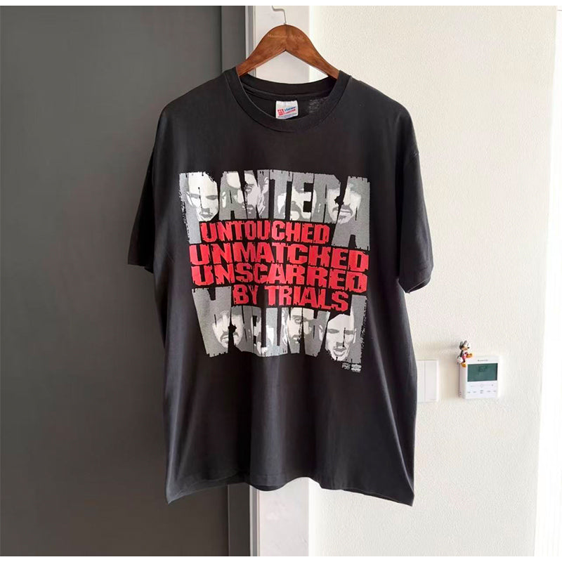 VTG T Shirts Men Creative Pure Cotton High-Street Fashion