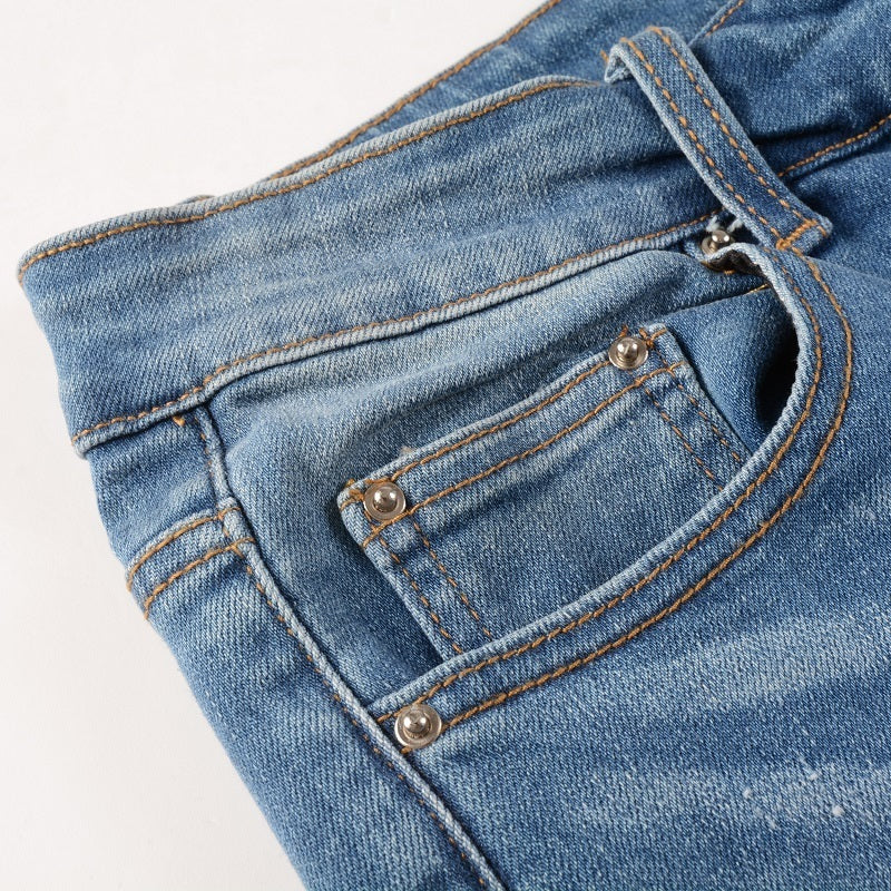 Men Trendy Jeans High-street trendy apparel