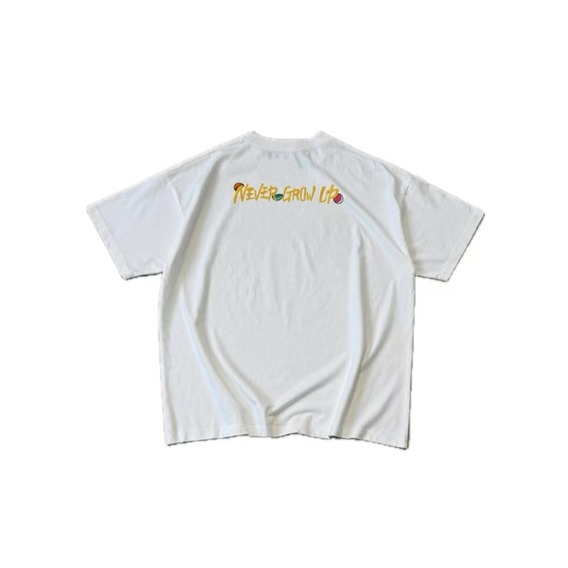 VTG T Shirts Men Creative Pure Cotton High-Street Fashion