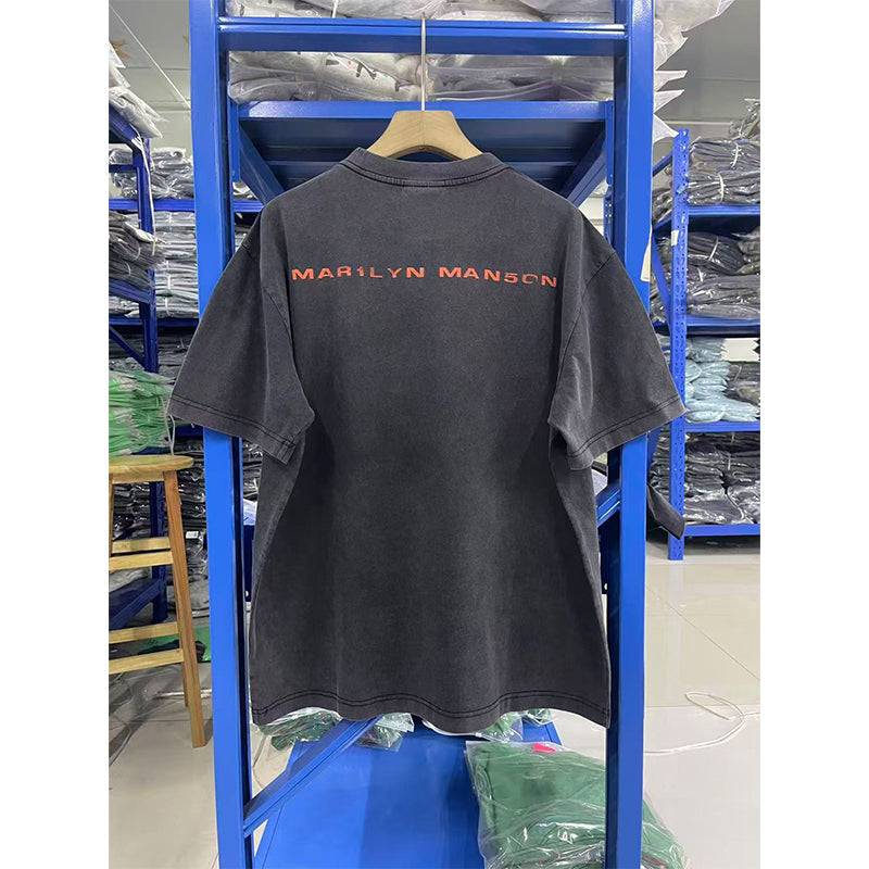 VTG T Shirts Men Creative Pure Cotton High-Street Fashion