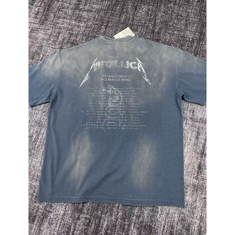 VTG T Shirts Men Creative Pure Cotton High-Street Fashion