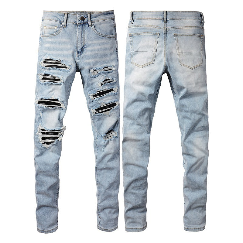 Men Trendy Jeans High-street trendy apparel