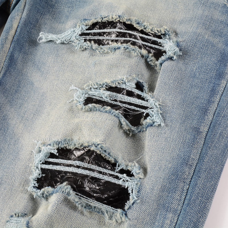 Men Trendy Jeans High-street trendy apparel