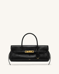 Yara Small Top Handle Shoulder Bag - Black