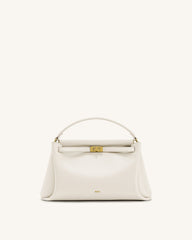Carmen Top Handle Bag - White