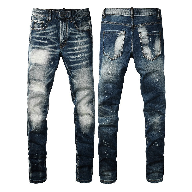 Men Trendy Jeans High-street trendy apparel