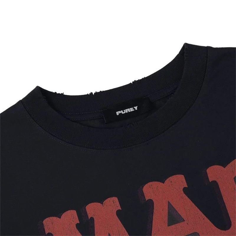 VTG T Shirts Men Creative Pure Cotton High-Street Fashion