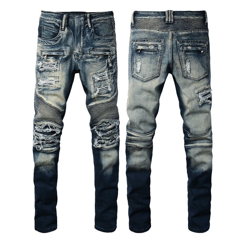Men Trendy Jeans High-street trendy apparel