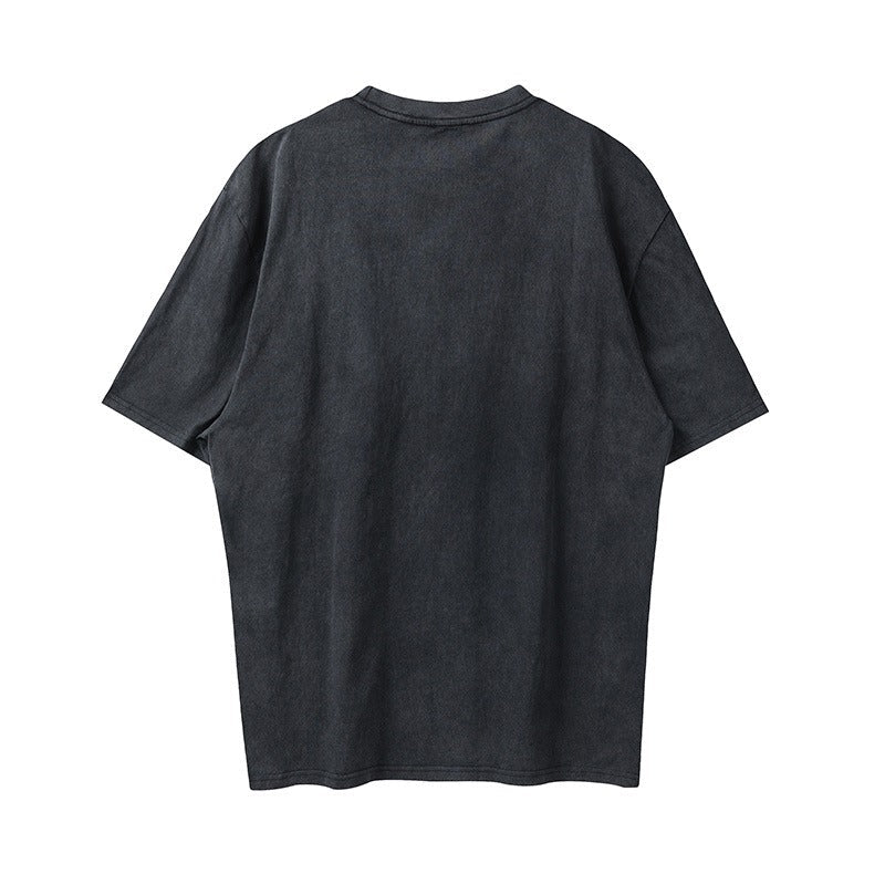 VTG T Shirts Men Creative Pure Cotton High-Street Fashion
