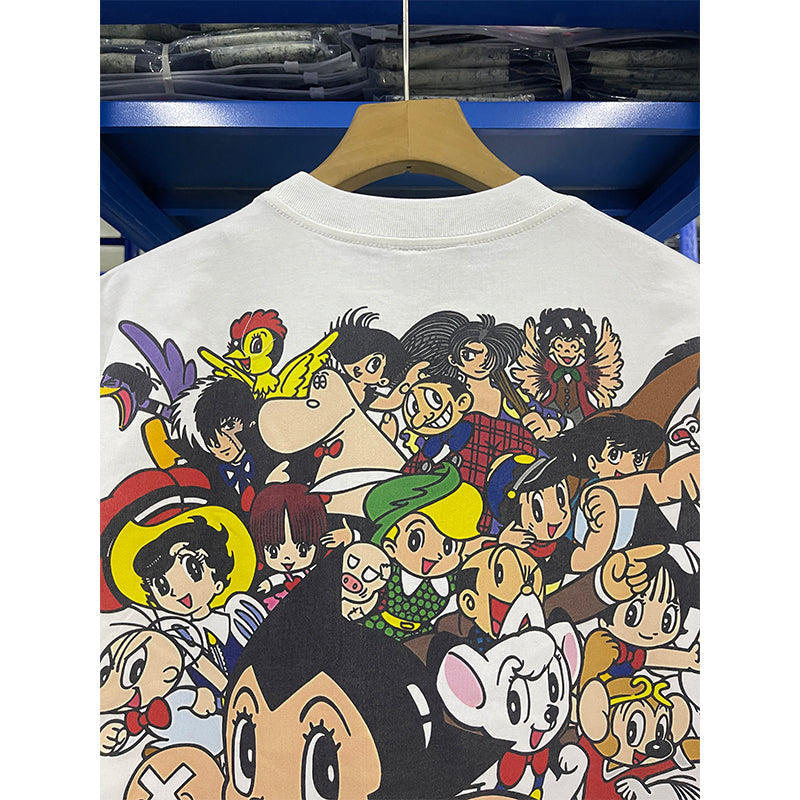 VTG T Shirts Men Creative Pure Cotton High-Street Fashion