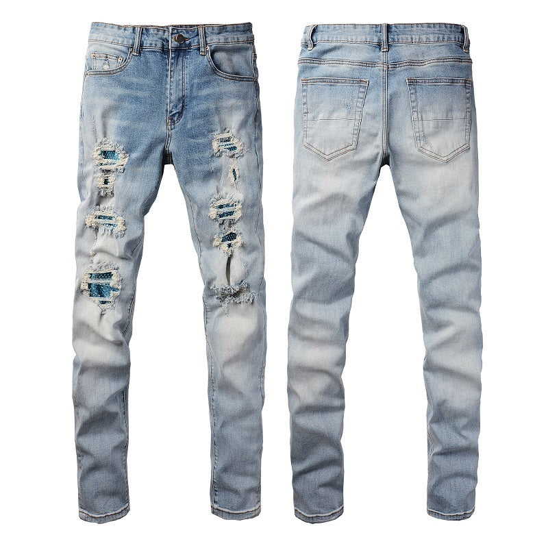 Men Trendy Jeans High-street trendy apparel