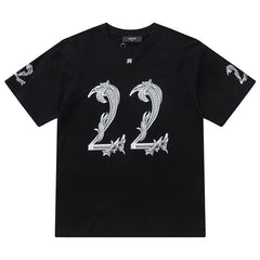 Amiri Fashion Printed Crewneck T-Shirt