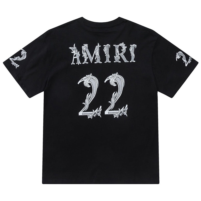 Amiri Fashion Printed Crewneck T-Shirt