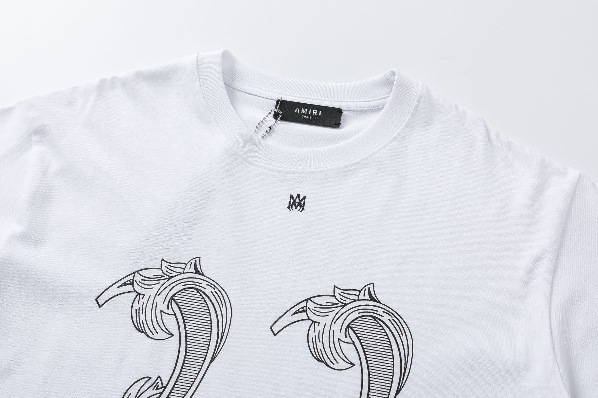 Amiri Fashion Printed Crewneck T-Shirt