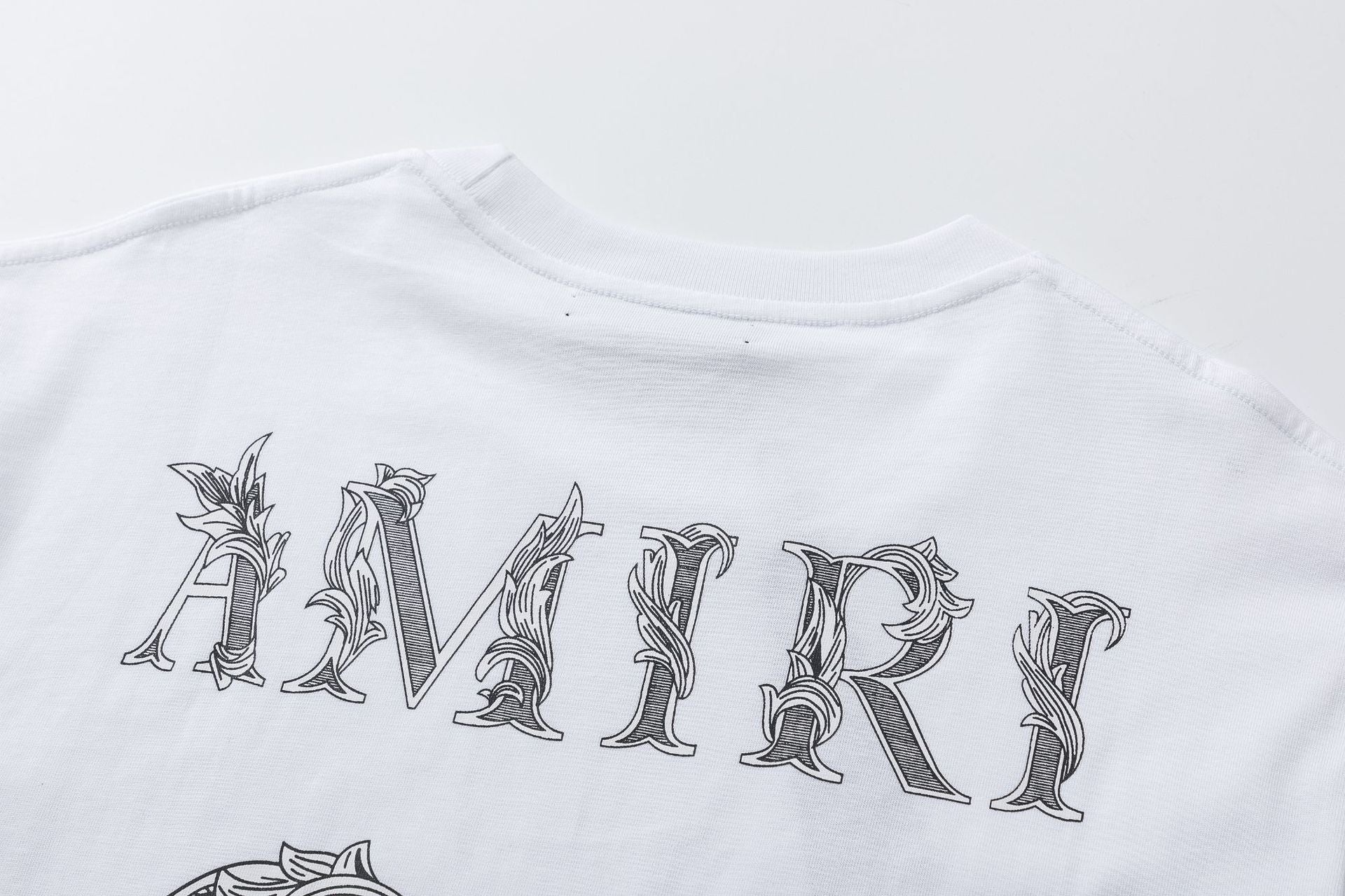 Amiri Fashion Printed Crewneck T-Shirt