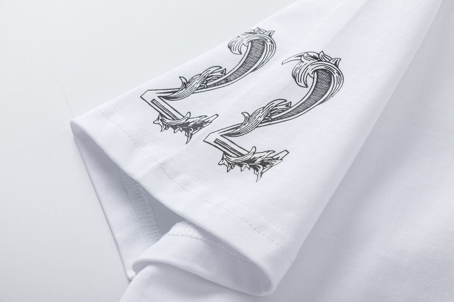 Amiri Fashion Printed Crewneck T-Shirt