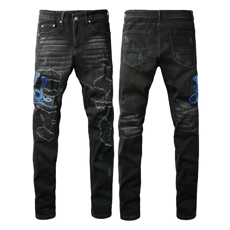 Men Trendy Jeans High-street trendy apparel