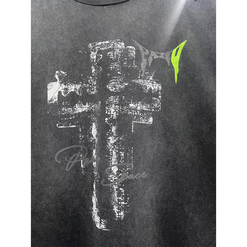 VTG T Shirts Men Creative Pure Cotton High-Street Fashion