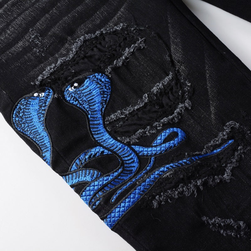 Men Trendy Jeans High-street trendy apparel