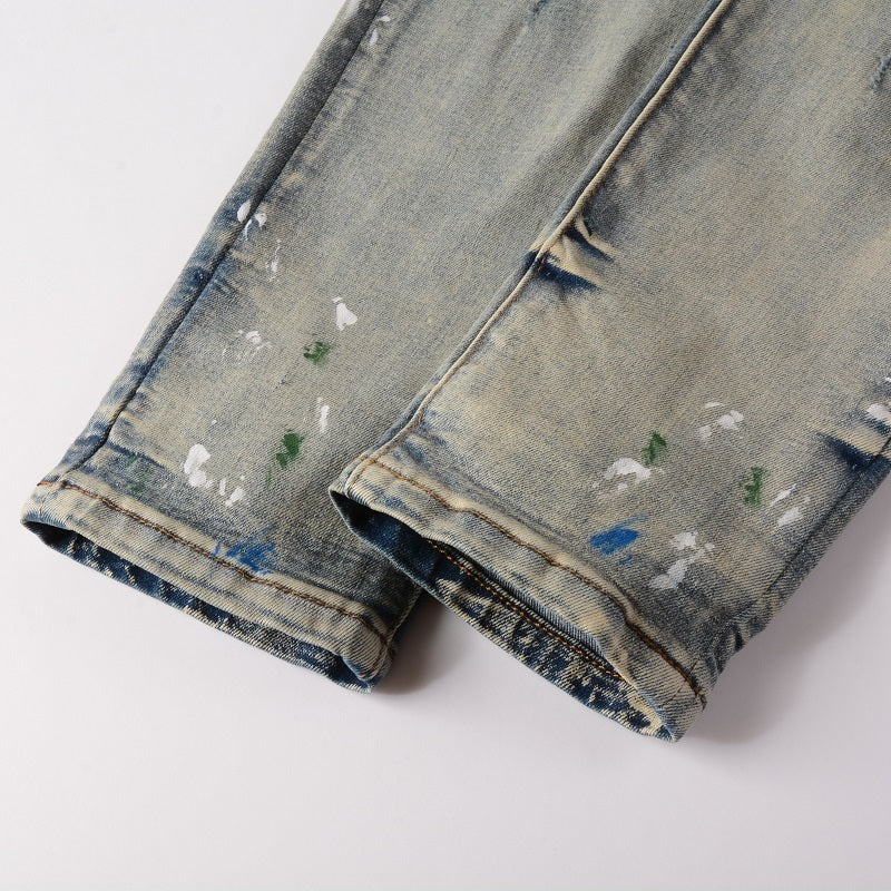 Men Trendy Jeans High-street trendy apparel