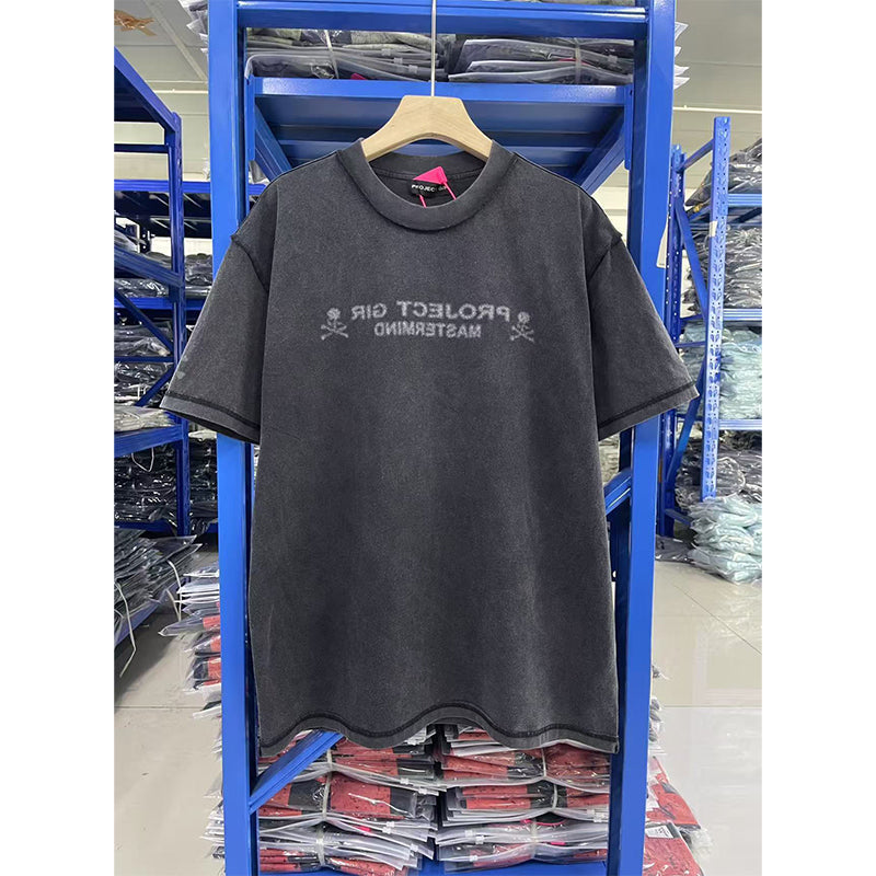 VTG T Shirts Men Creative Pure Cotton High-Street Fashion