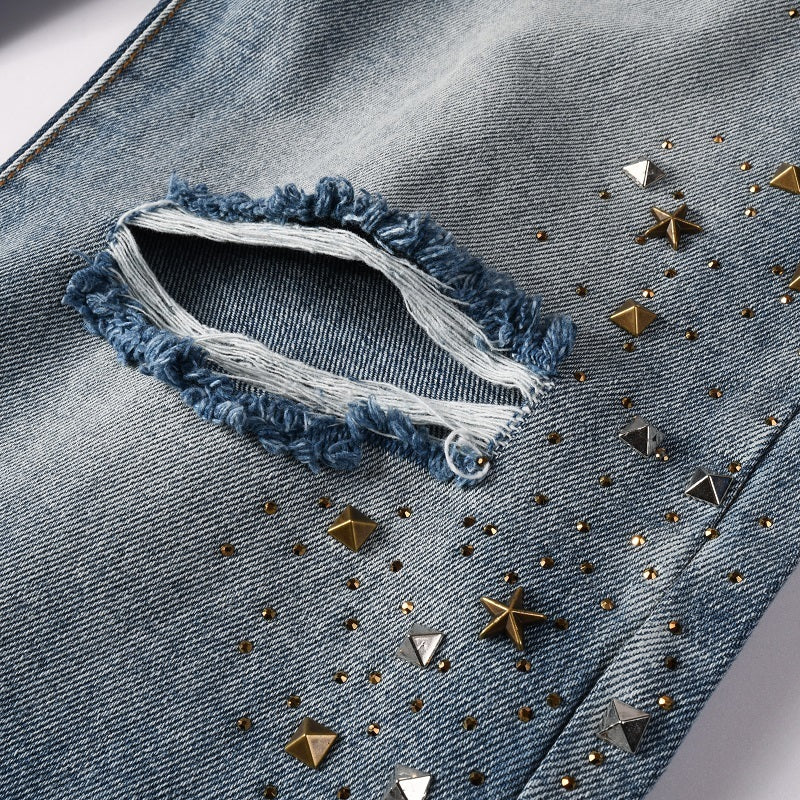 Men Trendy Jeans High-street trendy apparel