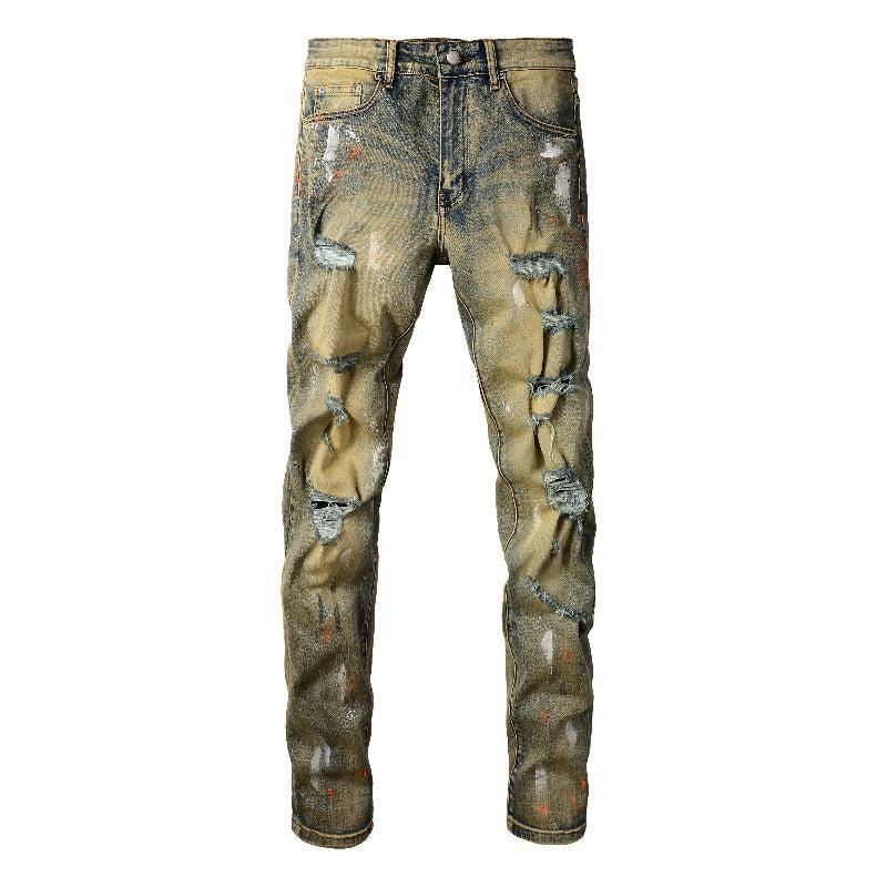 Men Trendy Jeans High-street trendy apparel