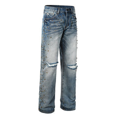 Men Trendy Jeans High-street trendy apparel