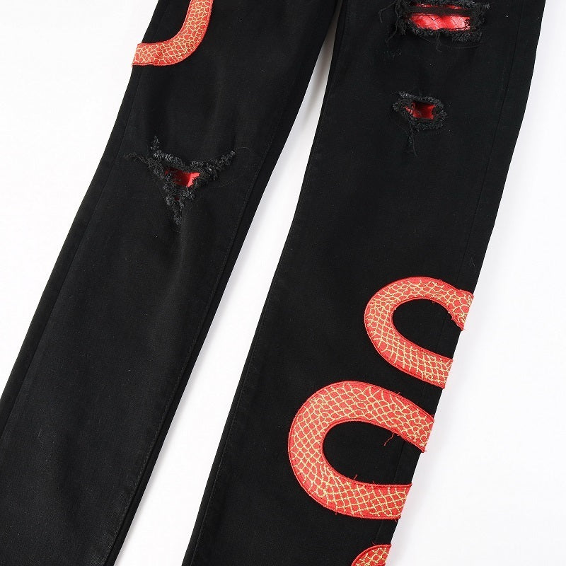 Men Trendy Jeans High-street trendy apparel