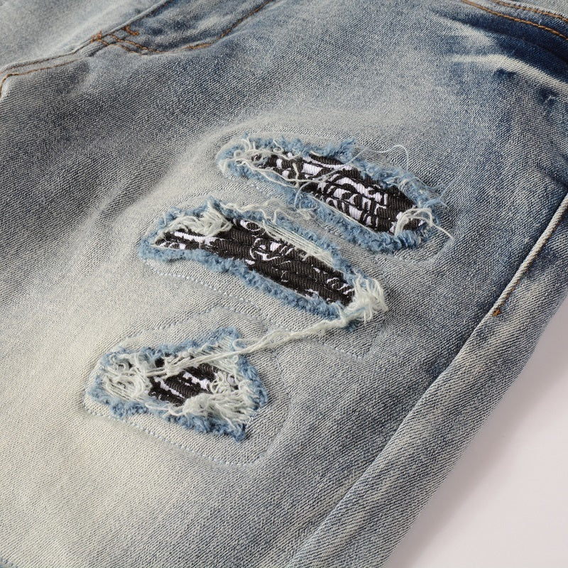 Men Trendy Jeans High-street trendy apparel