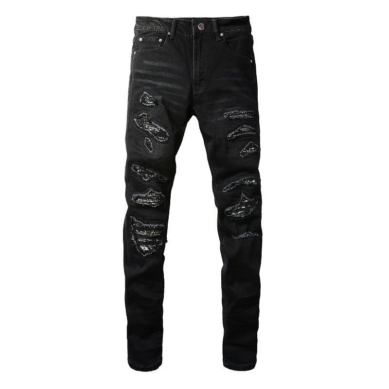 Men Trendy Jeans High-street trendy apparel